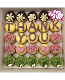 mini cupcake set D (10個字母)